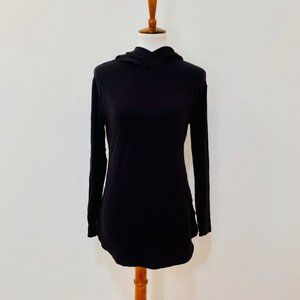 Daily Ritual Black Hooded Tunic - M